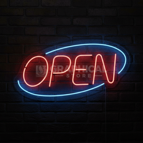 Aviso open luminoso